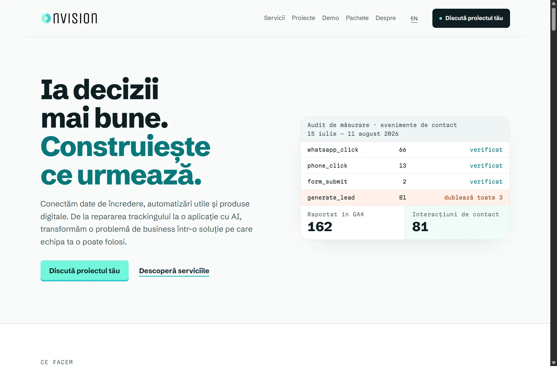 Pagina principală nvision-data.com